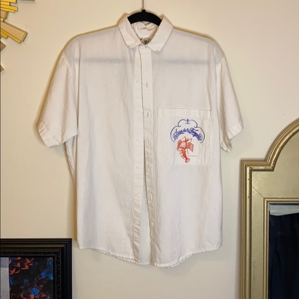 Vintage Poco Loco Club Linen Shirt